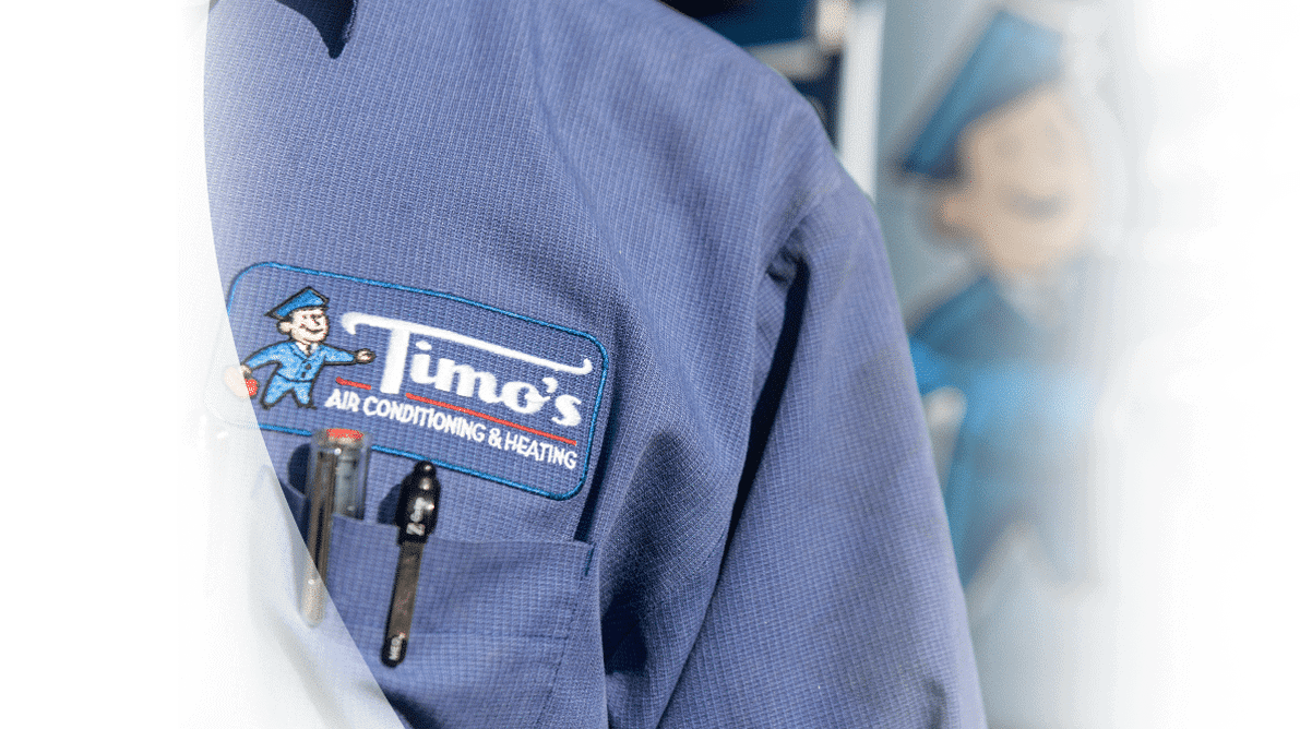 heating repair technician finishing a job in palm springs, ca